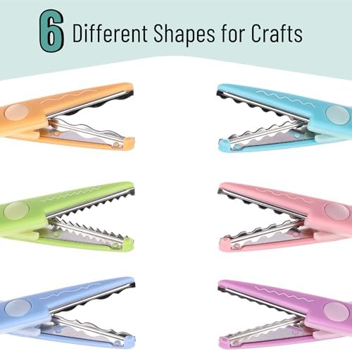 Mr. Pen- Craft Scissors Decorative Edge, 6 Pack, Rainbow - Image 4