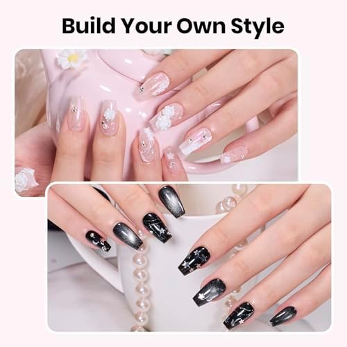 Beetles Nail Art Kit, 510pcs 15 Sizes Gel Nail Tips Nail Art Brushes Set - Image 6