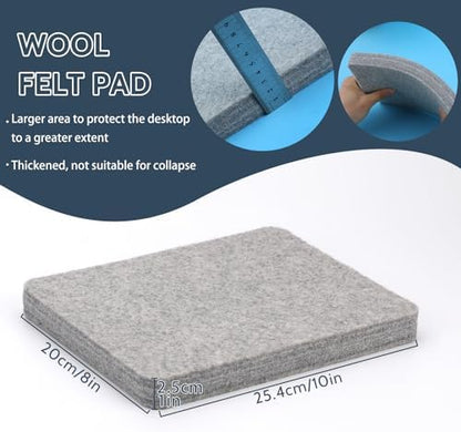 SOCNITC Needle Felting Tools Kit, 10"x8" Felting Pad and Wool Carders - Image 2