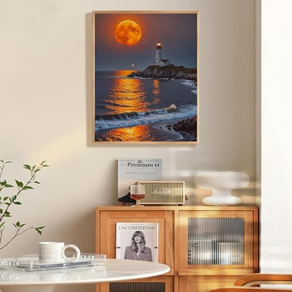 Fountor Moon Paint by Numbers Kit for Adults Beginner 16x20 Inch - Image 2