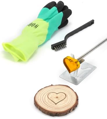 AIMOADO 1.5" Heart Branding Iron, for Wood Hats Leather BBQ & Steak by AIMOADO