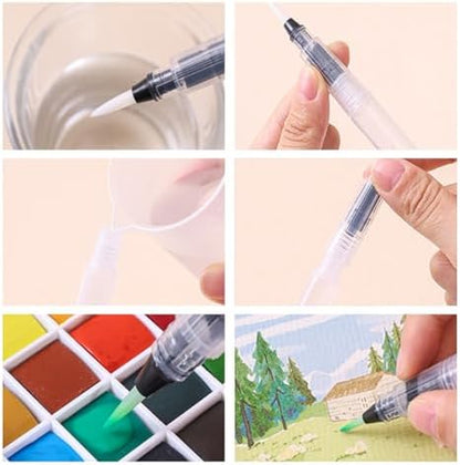 Watercolor Paint Mini 16-Color Solid Paint Kit Classic Colors Gift Set - Image 6