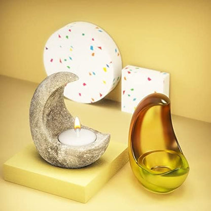 Moon Candle Holder Resin Mould, DIY Silicone Mould for Home Decorations - Image 6