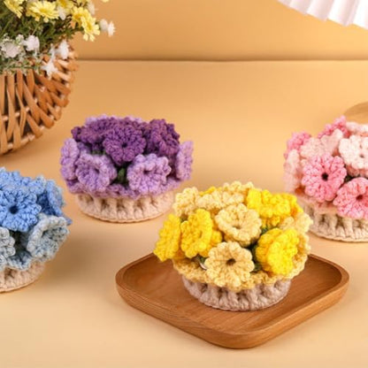 KyeeaDIY Crochet Kit for Beginners, Crochet Starter Kits, Coaster Flower Knitting Crocheting Kits with Step-by-Step Video Tutorials, Complete Crochet Kit for Adults Decoration - Image 5