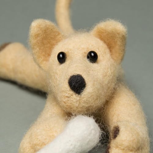 Wizardi Beginner Needle Felting Kit for Adults - Max. Animal Felting Kit 2,36x6,89 Inches. Felting Tools. Wool Felting Supplies. Felt Crafts. Wool Felt. V-94C Charivna Mit - Image 5