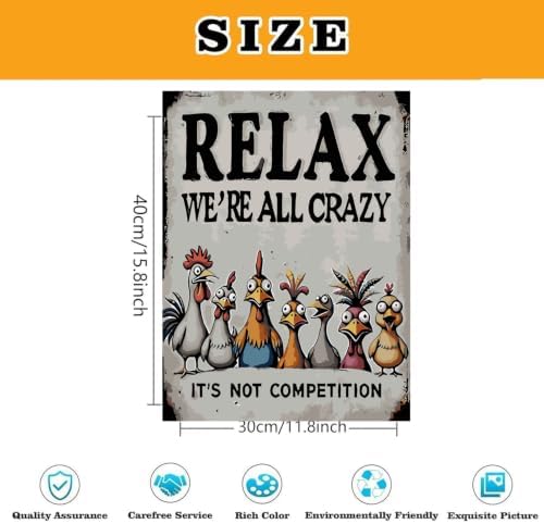 Chicken Paint by Numbers Kit for Adults Framed Canvas, Frameworkless - Image 3