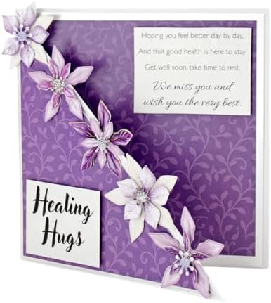 Katy Sue Dusky Violet Blooms, Die Cut Flowers & Leaves Pack. 12 Sheets of Pre-Cut Double-Sided Paper Flowers & Leaves in a Purple Colorway from Card Making Supplies. UK-Made. - Image 6