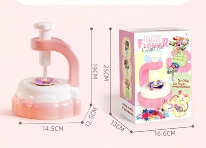 JIYAKO Flower Bouquet Building Kit, 185 PCS DIY Flower Craft Kit for Kids, Build Your Own Flower Bouquet Toy, Flower Art Craft & Flower Making Kit for Creative Projects - Image 4