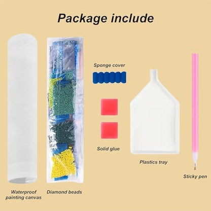 Lophomie Diamond Art Kits for Adults, 5D Dog Diamond Painting Kits 12x16 in - Image 5