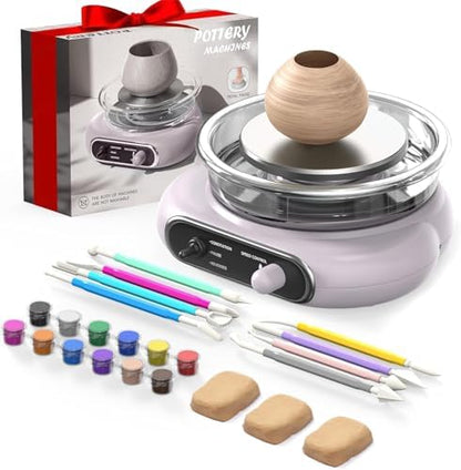 Alldeer Mini Pottery Wheel for Kids Teens Girls Beginners by Alldeer