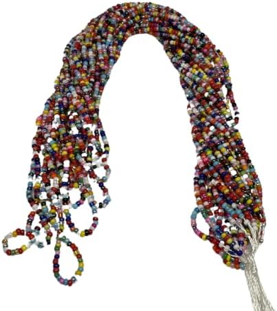 11/0 Glass Seed Beads, 12 String Hanks, Small Craft Beads, 2 mm (Mix) by Unknown