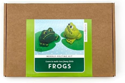 Bergin & Bath Needle Felting Kit, Frog. DIY Craft kit for Adults and Teens. - Image 7