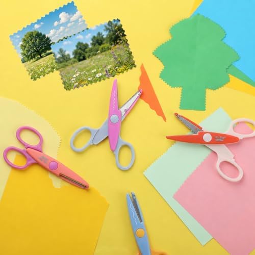 Mr. Pen- Craft Scissors Decorative Edge, 6 Pack, Spring Colors - Image 7