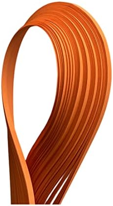 ODETOJOY Quilling Strips 3mm Paper Quilling Set 120pcs Paper Strip 54CM Solid Color Star Origami Paper DIY Hand Crafts Quilling Paper Strips 1/8inch (Orange) - Image 5