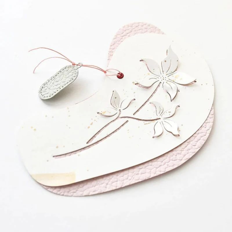 Lapoo Cutting Die for Scrapbooking, 3D Backgrounds Frame New Cutting Dies DIY Album Card Making Decor Paper Craft Metal Die Cuts Party Decorations (Core 5 x 2.6 in) - Image 6