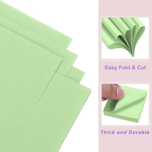 DMiotech 500 Sheets 2x2 Inch Origami Paper, Light Green Square Origami Paper Easy Fold Double Sided Paper for DIY Arts and Crafts - Image 5
