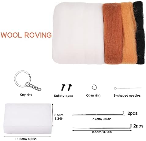 QMNNMA Needle Felting for Beginners, Beagle Needle Felting Set - Image 2