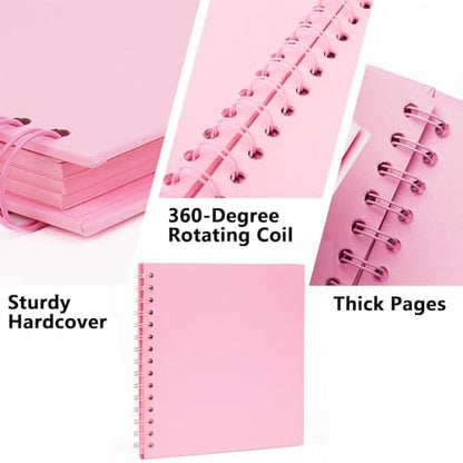 DIY Scrapbook Photo Album,100 Pages,12x12 Inch,Pink - Image 4
