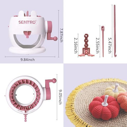 SENTRO Knitting Machine 22 Needles,Smart Circular Crochet Machine - Image 5