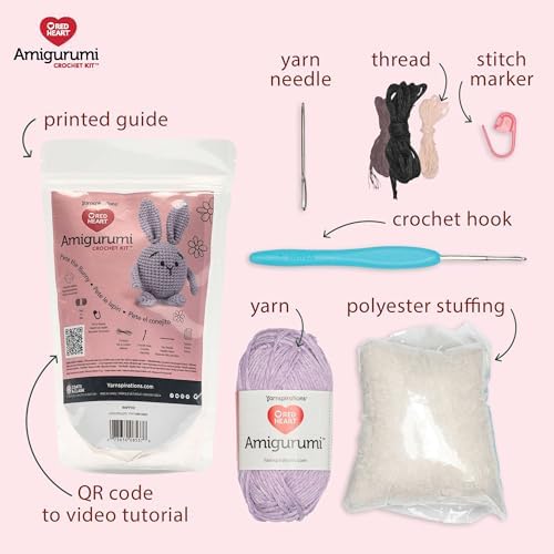 Red Heart Amigurumi Pete The Bunny Kit - Image 2
