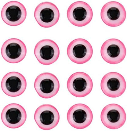 Evil Eye Beads 8mm Pink Resin Lampwork Beads Loose Spacer Beads Charms for DIY Jewelry Accessories Craft Making 200pcs (Dark Pink) - Image 4