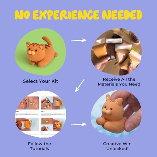 Blossom Clay Kit – Air Dry Foam Clay Craft for Adults & Teens - Image 5