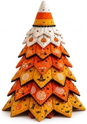 HZSprance DIY Quilted Christmas Tree Kit –3D Fabric Patchwork Kit(YellowA) by HZSprance