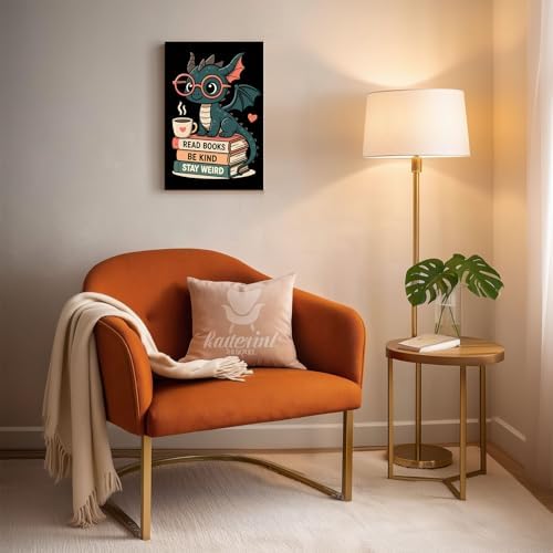 Gemozaic Framed Paint by Numbers Kit for Adults - Black Dragon & Books - Image 4