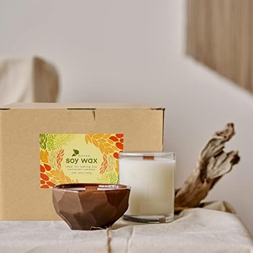 Wfmolcand Natural Soy Wax for Candle Making 10 lb Bag Soy Wax Flakes,DIY Candle - Image 6