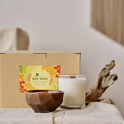 Wfmolcand Natural Soy Wax for Candle Making 10 lb Bag Soy Wax Flakes,DIY Candle - Image 6