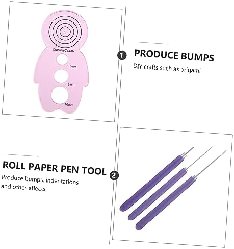 4Pcs DIY Paper Quilling Pen Set for Beginners and Craft Projects - Image 2
