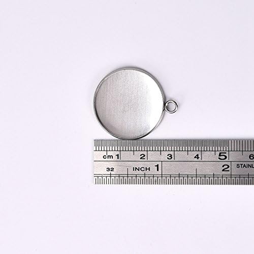 LANBEIDE Silver Pendant Trays for Jewelry Making Kits - Image 6