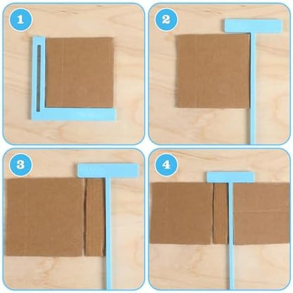 6 Pcs Bookbinding Easy Scrapbooking Tool for Starter, Book Binding Tool kit - Image 4