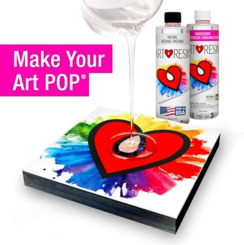 ArtResin - Epoxy Resin - Clear - Non-Toxic - Starter Combo Pack - 32oz (16 oz Resin + 16 oz Hardener) (946ml) - Image 2