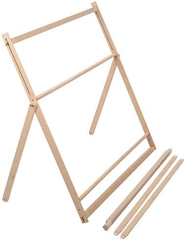 BHDD Weaving Loom,Adjustable DIY BHDD Hand Weaving Machine Hand Knitting Loom Tapestry Hand-Knitted Machine DIY Woven Set with Stand,Extra-Large Frame for Beginner(35 inchex34.6 inchex1.2 inche) by Diydeg