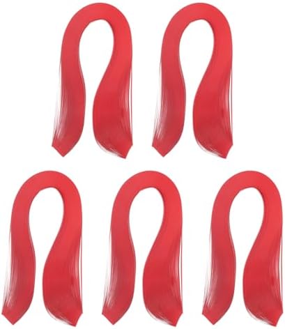 PATIKIL 600pcs Quilling Strips Paper 1/8"(3mm) 39cm Origami Paper Quilling Strip for Art DIY Hand Craft Christmas, Bright Red by PATIKIL