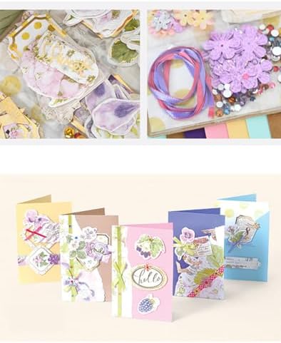 Huralona Greeting Card Making Supplies Envelope Kit Gift Anniversary Craft - Image 3