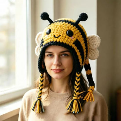 Fantasy Hood Hat DIY Crochet Kit Series for Beginners (Bee) - Image 4