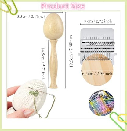 YFXJC Speedweve Darning Mini Loom Kits Machine for 14 Hooks - Image 2