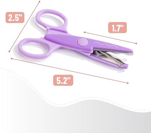 Mr. Pen- Craft Scissors Decorative Edge, 6 Pack, Candy - Image 3