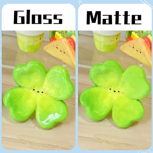 100ml Air Dry Clay Glaze, Protect Clay Surfaces,Delivers Gloss Glaze Effect - Image 2