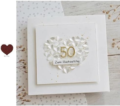 Lapoo Cutting Die for Scrapbooking, 3D Backgrounds Frame New Cutting Dies DIY Album Card Making Decor Paper Craft Metal Die Cuts Party Decorations (Love Shadow 3.2 x 2.8 in) - Image 2