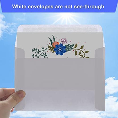 Blank Cards and Envelopes 4x6, 30 Pack White Invitation Cardstock with 30 Pack Envelopes, Thank you Blank Greeting Cards, for All Occasions DIY, Print custom - Image 4