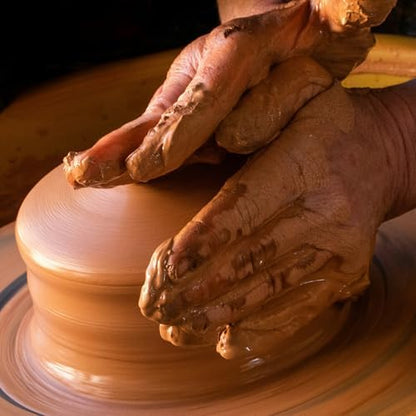 Deouss 20 lbs Low Fire Pottery Clay - Terra Cotta, Cone 06. Earthware Potters Throwing Clay.Ideal for Wheel Throwing,Hand Building,Firing and More,Pottery Clay for Sculpting,Beginners and Advance - Image 5