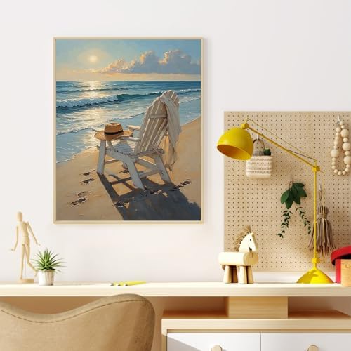 Dawnsphere Beach Paint by Numbers Kit for Adults Without Frame 16x20 in - Image 2