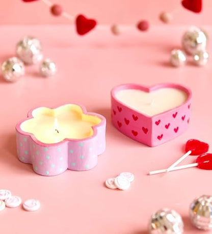 Pott'd Date Night Candle Kit – Romantic DIY Craft Kit for Couples. Includes Air-Dry Clay, Candle Wax, Paints, Tools, Fragrance Oil & Beads – Perfect for Valentine's Day, Anniversaries, or Date Nights - Image 2