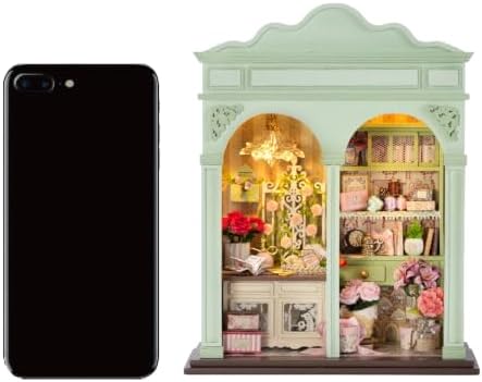 DIY Miniature Dollhouse Kit, 1:24 Scale Handmade Craft Model Floral Reverie, Creative 3D Wooden Puzzle Building Set for Adults, Compact Home Decor Gift - Image 3
