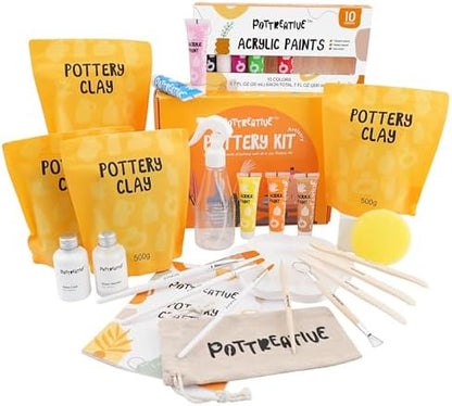 MCOOH Air Dry Clay Pottery Kit for Beginners by MCOOH