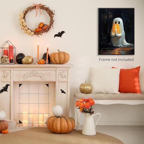 AIBOERL Paint by Numbers Kit for Adults Beginner,Halloween Ghost, 12X16In - Image 5