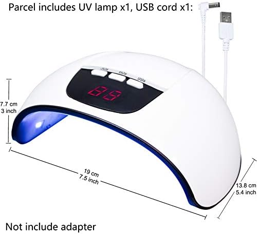 FUNSHOWCASE UV Resin Jewelry Making Supplies 158-kit 54W LED UV Lamp, Clear Ultraviolet Resin Hard Type, Fluorescent Dye, Liquid Ballpoint Pen, Holographic Chunky Glitter, Charms, Open Bezel - Image 4